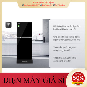 ib giảm thêm✔️_  Tủ lạnh Toshiba Inverter 194 lít GRA25VM(UKG1) 2020  THÁI LAN dienmaytonkho.com _HÀNG MỚI GIÁ TỐT