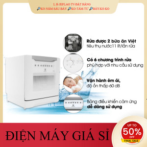 ` Máy rửa chén mini Electrolux ESF6010BW 8 BỘ  Điện Máy Kho Rẻ _HÀNG MỚI GIÁ TỐT