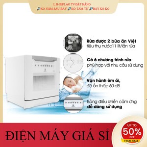 ` Máy rửa chén mini Electrolux ESF6010BW 8 BỘ  Điện Máy Kho Rẻ _HÀNG MỚI GIÁ TỐT