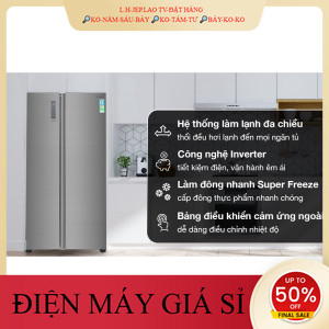 ` Tủ lạnh Casper Inverter 552 lít RS570VT model 2022  Điện Máy Kho Rẻ _HÀNG MỚI GIÁ TỐT