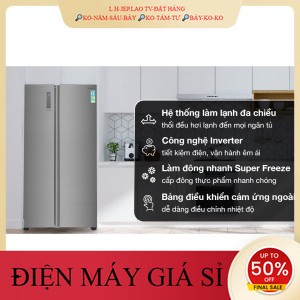 ` Tủ lạnh Casper Inverter 552 lít RS570VT model 2022  Điện Máy Kho Rẻ _HÀNG MỚI GIÁ TỐT