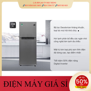 ` Tủ lạnh Samsung Inverter 208 lít RT19M300BGS/SV   _HÀNG MỚI GIÁ TỐT
