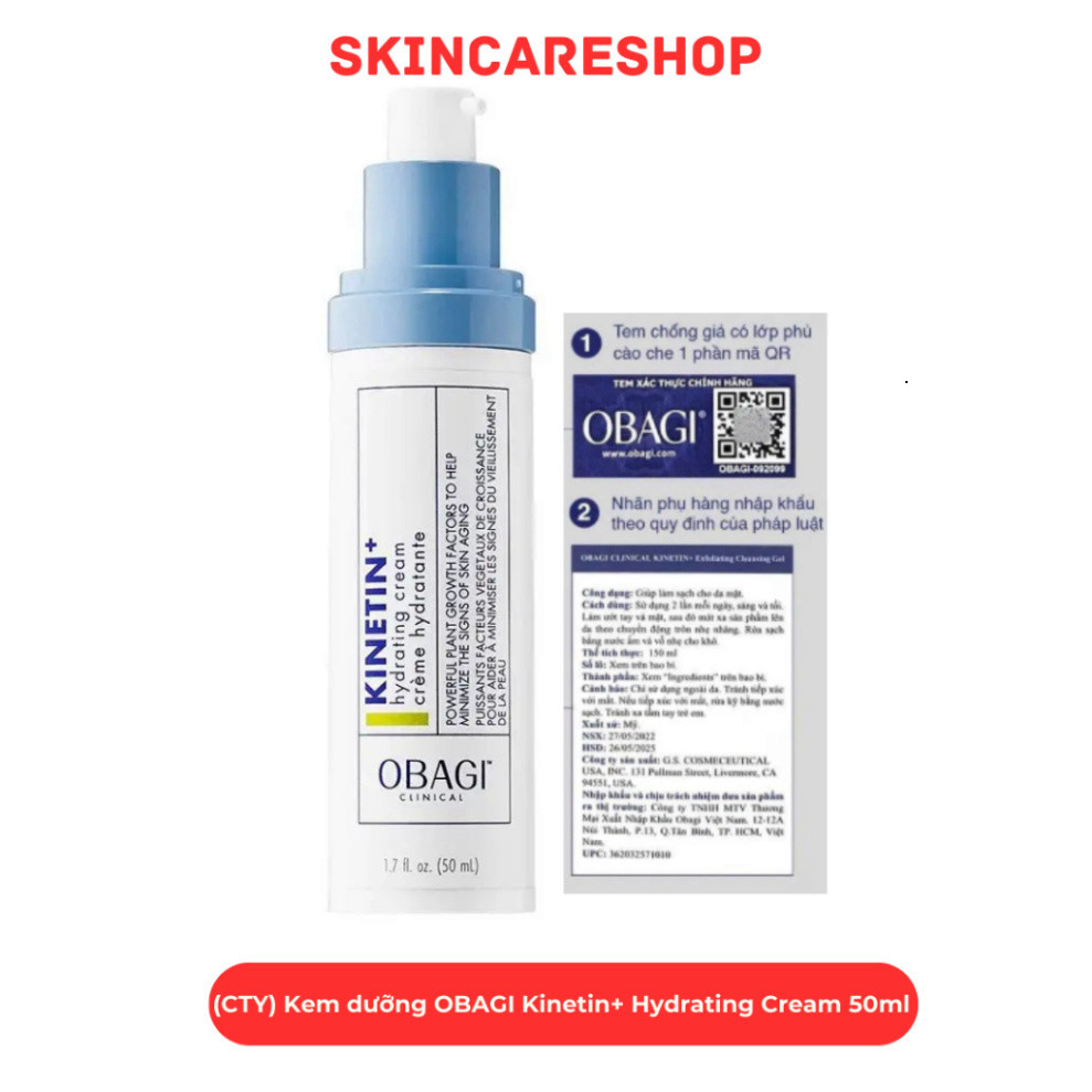 Kem dưỡng OBAGI Kinetin+ Hydrating Cream 50ml - SKINCARESHOP SKINCARESHOP