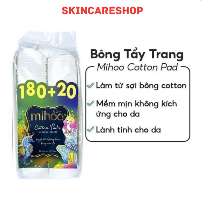 Bông tẩy trang MIHOO SKINCARESHOP