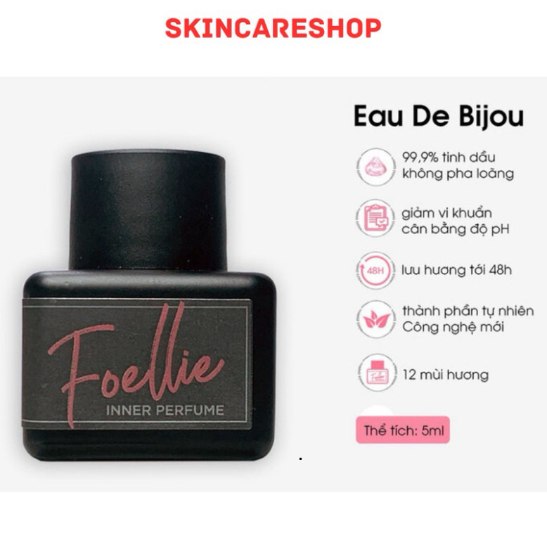 Nước Hoa Vùng Kín Foellie Inner Perfume 5ml - Màu đen SKINCARESHOP