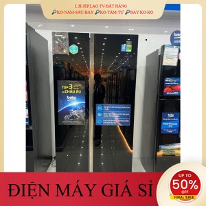 ib giảm thêm✔️_  Tủ lạnh Beko Inverter 622 lít Side By Side GNO62251GBVN _HÀNG MỚI GIÁ TỐT