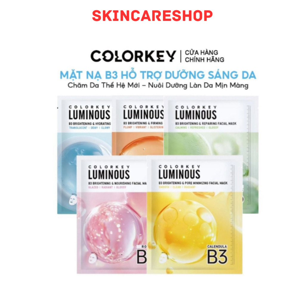 Mặt Nạ Colorkey Luminous B3 Facial Mask 30ml