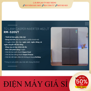 ib giảm thêm✔️_  Tủ lạnh Casper Inverter 462 lít RM520VT 2022 New 100%  Điện Máy Kho Rẻ _HÀNG MỚI GIÁ TỐT