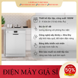 ib giảm thêm✔️_  Máy rửa chén độc lập Electrolux ESF5512LOX  Điện Máy Kho Rẻ _HÀNG MỚI GIÁ TỐT