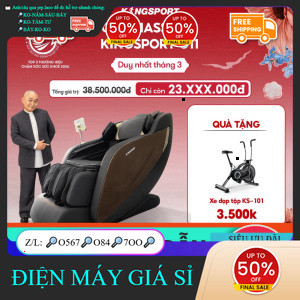 ib đặt hàng✔️_ nhắn SHOP✔️_  nhận mã giảm✔️_ Ghế massage KINGSPORT G11 công nghệ mới Kingtech Touch 
