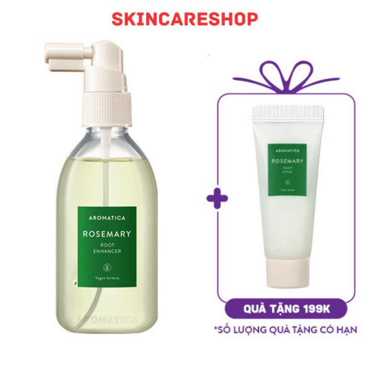 Xịt Dưỡng Tóc Aromatica Rosemary Root Enhancer 100ml SKINCARESHOP