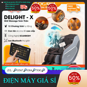 ib đặt hàng✔️_ nhắn SHOP✔️_  nhận mã giảm✔️_ Ghế massage toàn thân OGAWA Delight X Trục SL Track, co