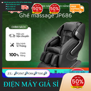 ib đặt hàng✔️_ nhắn SHOP✔️_  nhận mã giảm✔️_ Ghế Massage toàn thân FUJILUX JP686 Thư Giãn Cơ Bắp Giả