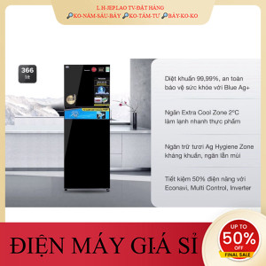 ib giảm thêm✔️_  Tủ Lạnh Panasonic Inverter 366 Lít NRTL381BPKV 2022  Điện Máy Kho Rẻ _HÀNG MỚI GIÁ TỐT