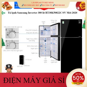 ib giảm thêm✔️_  Tủ lạnh Samsung Inverter 380 lít RT38K50822C/SV Mới 2020 _HÀNG MỚI GIÁ TỐT