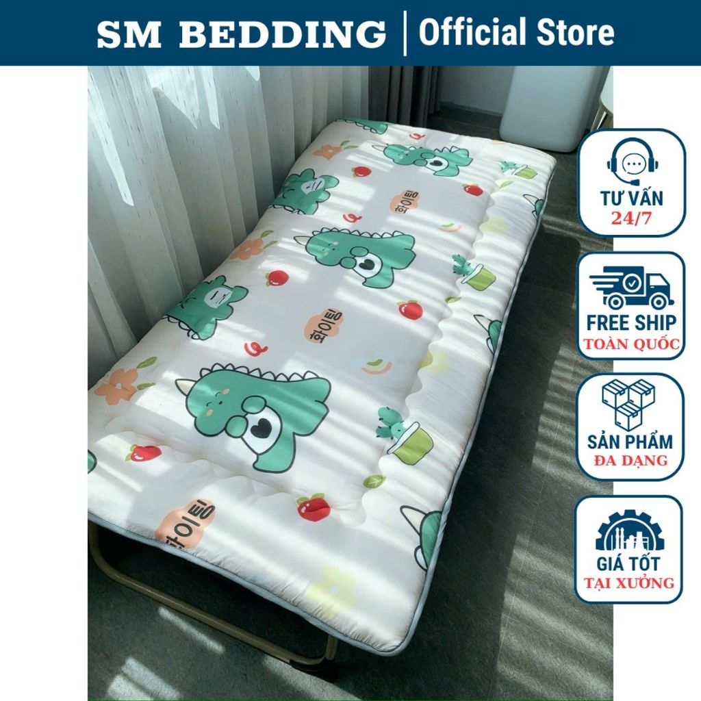 Đệm Topper Văn Phòng 90x190cm,Ruột Êm Ái Dày Dặn,Nằm Không Đau Lưng