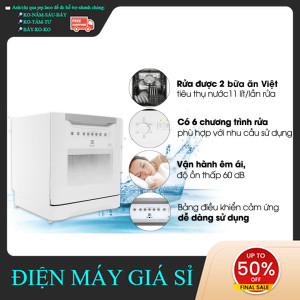 ib đặt hàng✔️_ Máy rửa chén mini Electrolux ESF6010BW 8 BỘ  Điện Máy Kho Rẻ _siêu khuyến mãi