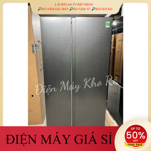 ib giảm thêm✔️_  Tủ lạnh Samsung Inverter 655 lít Side By Side RS70F65Q3FSV 2025  Điện Máy Kho Rẻ _HÀNG MỚI GIÁ TỐT