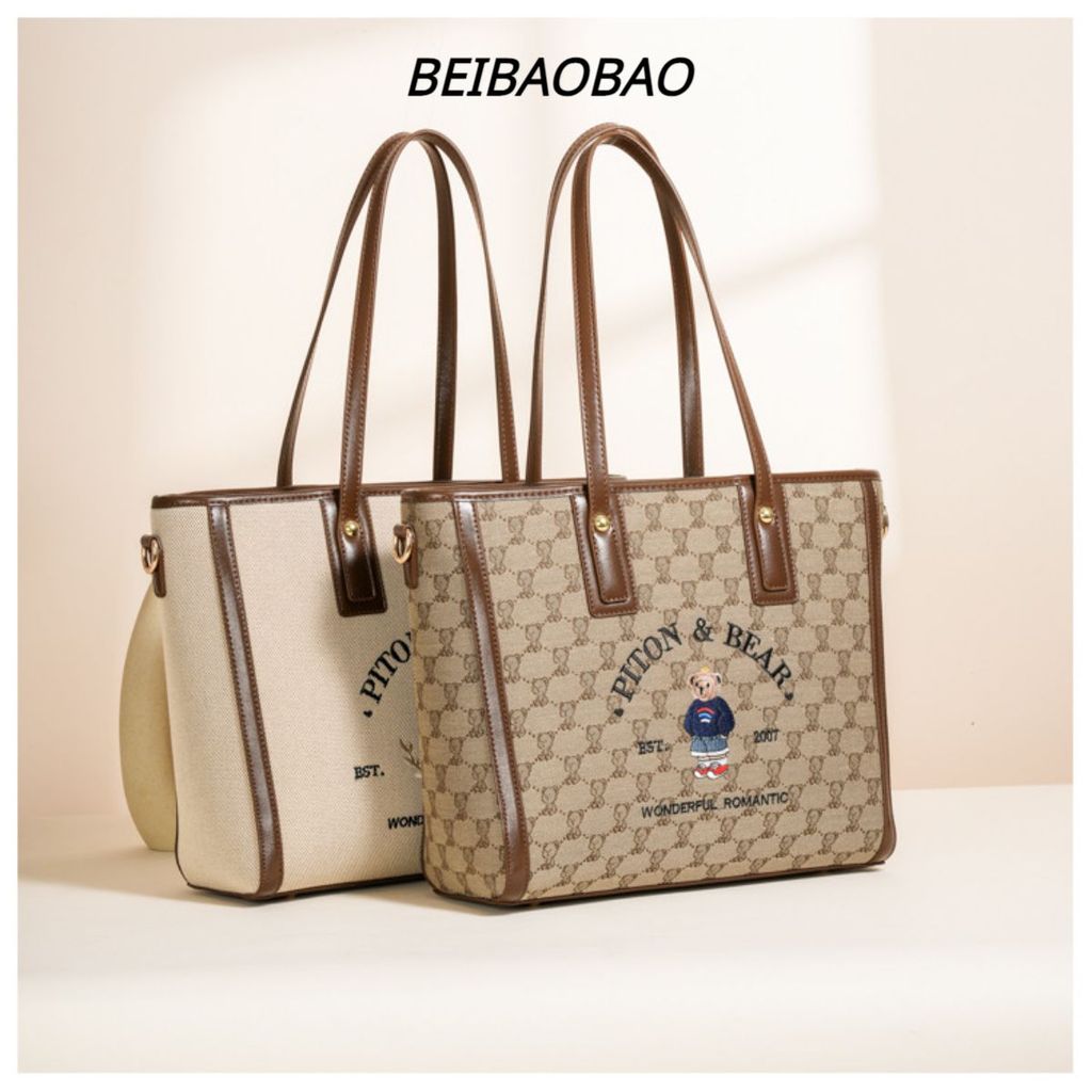 Túi totebag Beibaobao Piton&Bear Cao Cấp Chính Hãng 8323