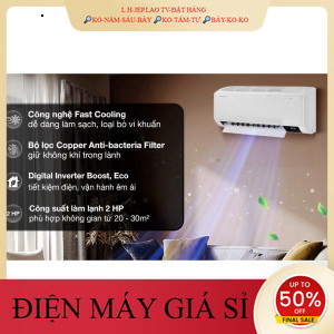 ib giảm thêm✔️_  Máy lạnh Samsung WindFree Inverter 2 HP AR18CYFCAWKNSV  Điện Máy Kho Rẻ _HÀNG MỚI G