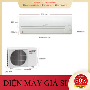 ib giảm thêm✔️_  Máy lạnh Mitsubishi Electric Inverter 1.5 HP MSYJP35VF  Điện Máy Kho Rẻ _HÀNG MỚI GIÁ TỐT
