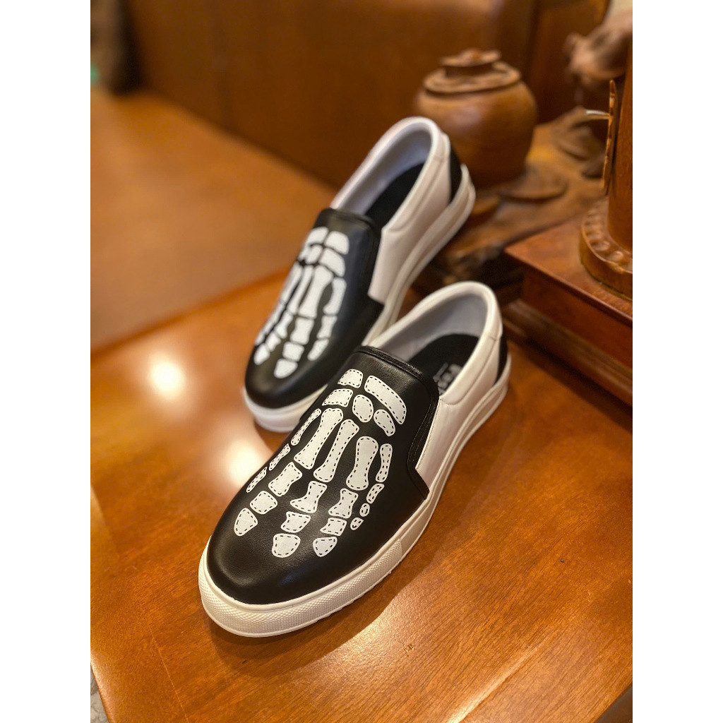 Giày Lười Nam S.lí.pon K.a.r.l Cao Cấp Da PU Size 39-43 AD