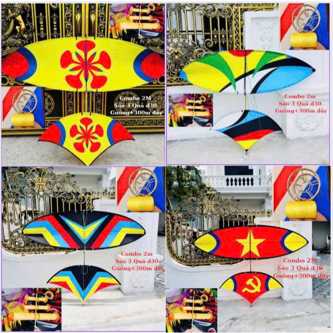 Diều Sáo 2M Đủ Các Mẫu Hot .Diều Pull Cacbon 2M Lắp Nghép Có Sẵn Dây Lèo Diều Sáo Học Sinh 2026