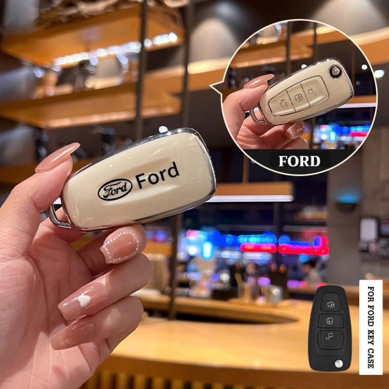 Vỏ chìa khóa ô tô TPU cho Ford Ranger / Everest key Case Keyless Smart Entry key