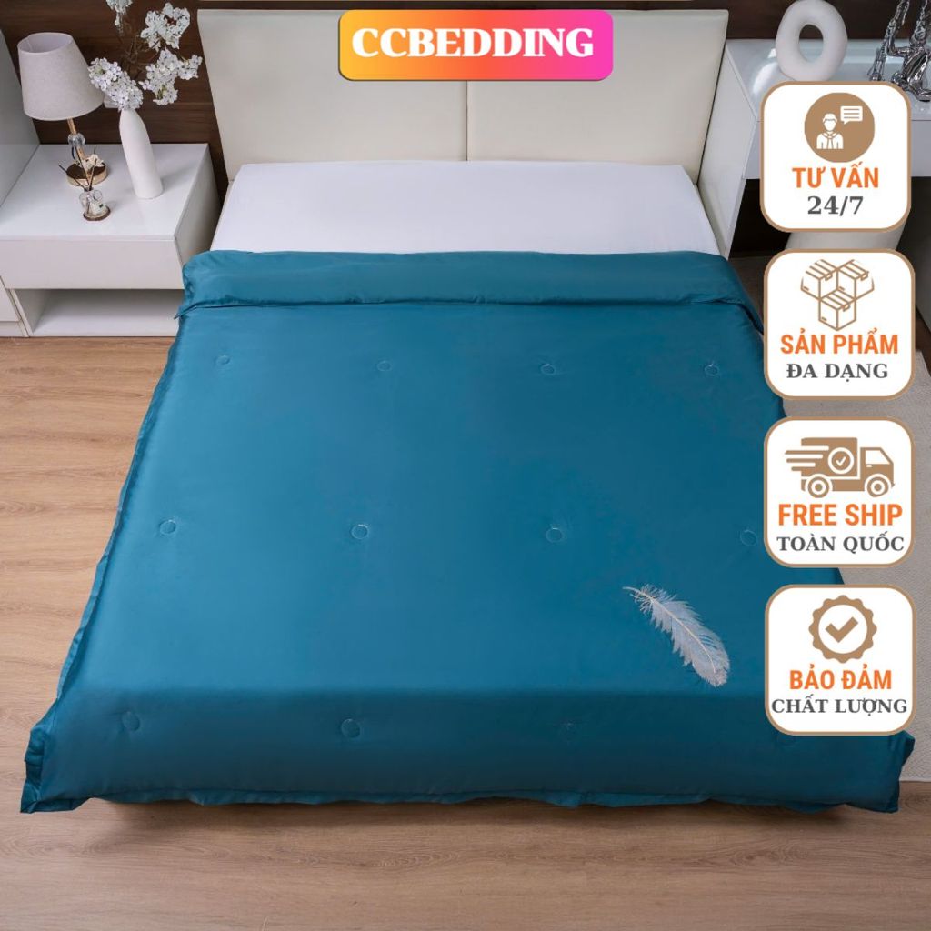 Chăn Hè Lông Vũ Mát Nhẹ,Kích Thước 1m9 x 2m1, Màu xanh cổ vịt, Có 7 Màu Lựa Chọn