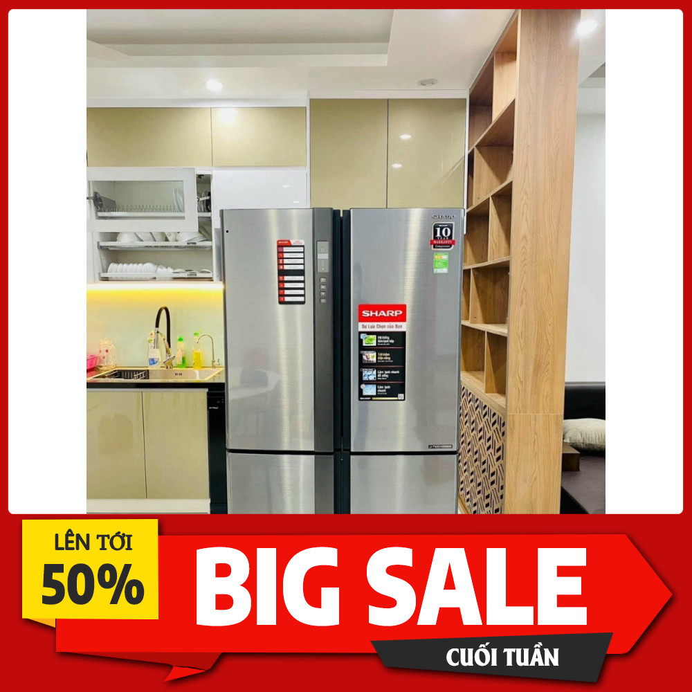 Sale lớn  Tủ Lạnh Sharp 626 Lít Inverter SJ-FX631V-SL Cao Cấp Giao nhanh toàn quốc.