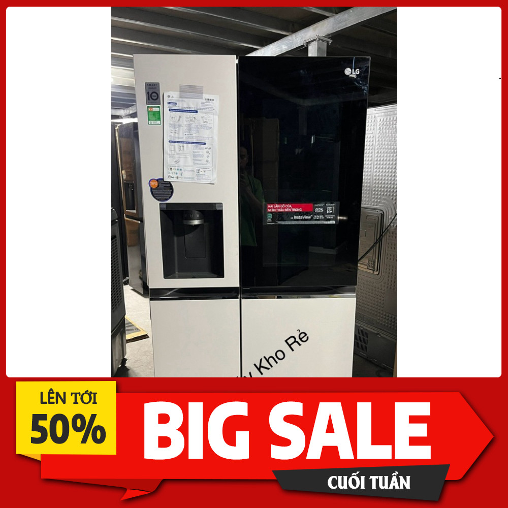 Sale lớn  Tủ Lạnh LG 635 Lít Inverter GR-X257BG Cao Cấp, Mới 100% Giao nhanh toàn quốc.