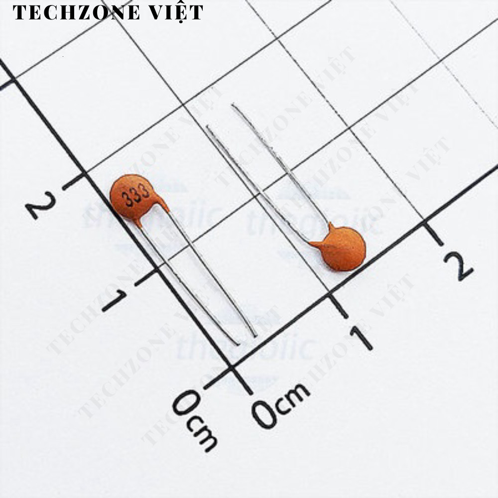 [200 Cái]- Tụ Gốm Tròn 33nF 50V TechZone Việt TechZone Việt