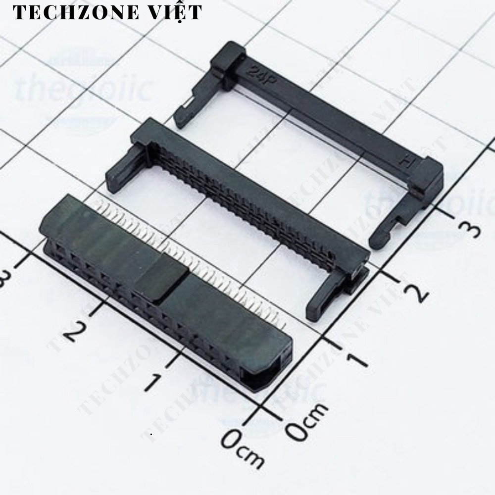 [5 Cái]- Cổng IDC 24 Chân 2 Hàng 2.0mm TechZone Việt TechZone Việt