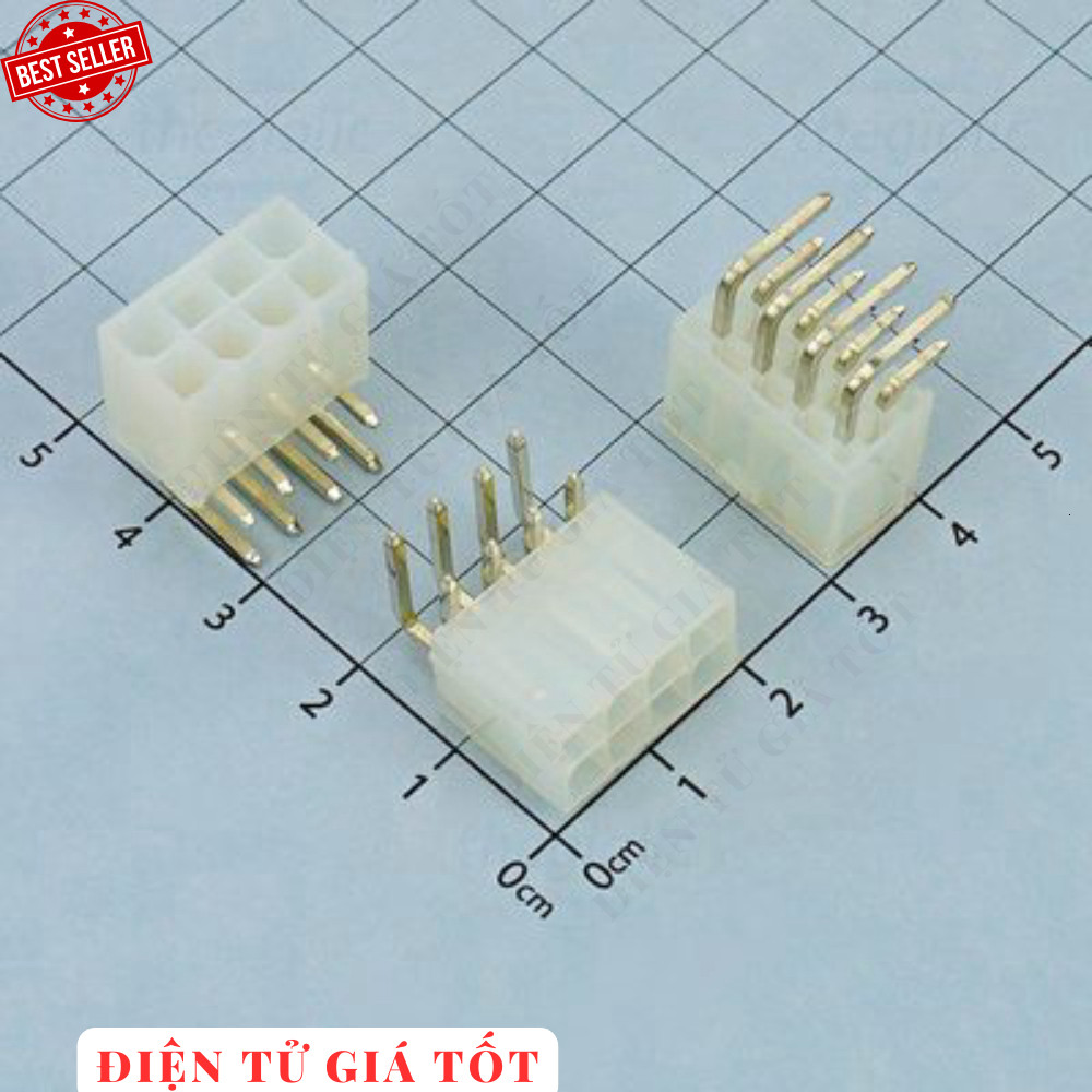 [5 Cái]- Đầu Nối 5569 4.2mm 8 Chân 2 Hàng Cong Hàn PCB Điện Tử Giá Tốt Điện Tử Giá Tốt