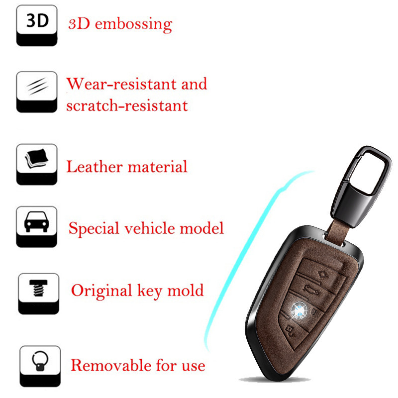 bọc chìa khoá BMW New 2023 - 2025 530 320 G20 G30 G11 X1 X3 G01 F25 X5 F15 X6 F16 F10 F07 F30 F32 F2
