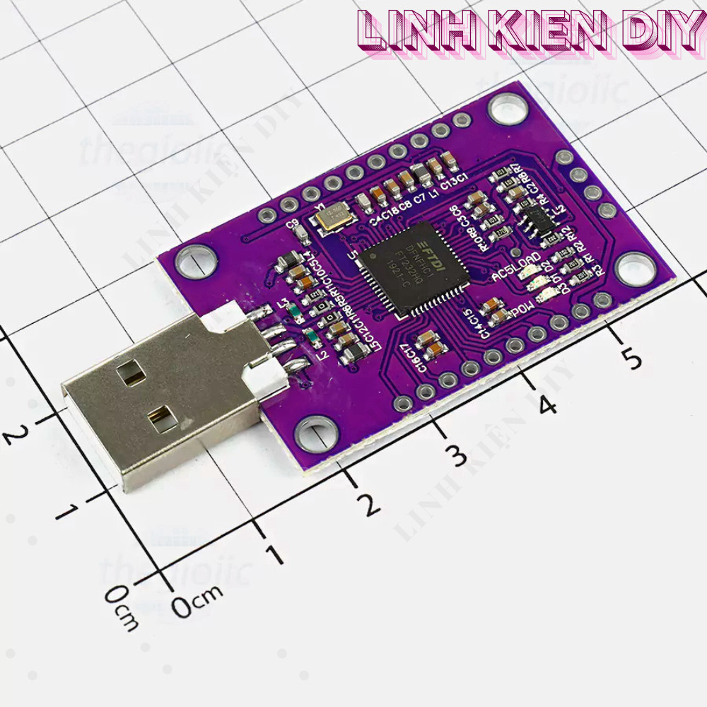 FT232H Mạch Chuyển Đổi USB To JTAG UART FIFO SPI I2C Linh Kiện DIY 199x