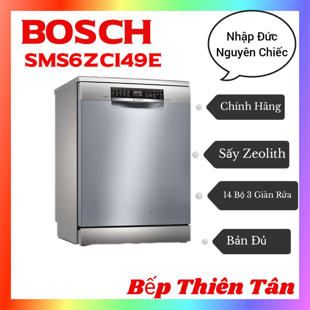 Máy Rửa Bát Chính Hãng BOSCH SMS6ZCI49E