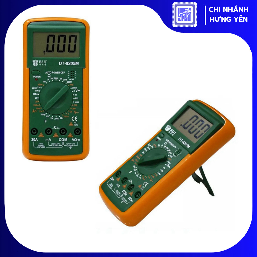 ĐỒNG HỒ VẠN NĂNG BEST DT9205M KÈM PIN