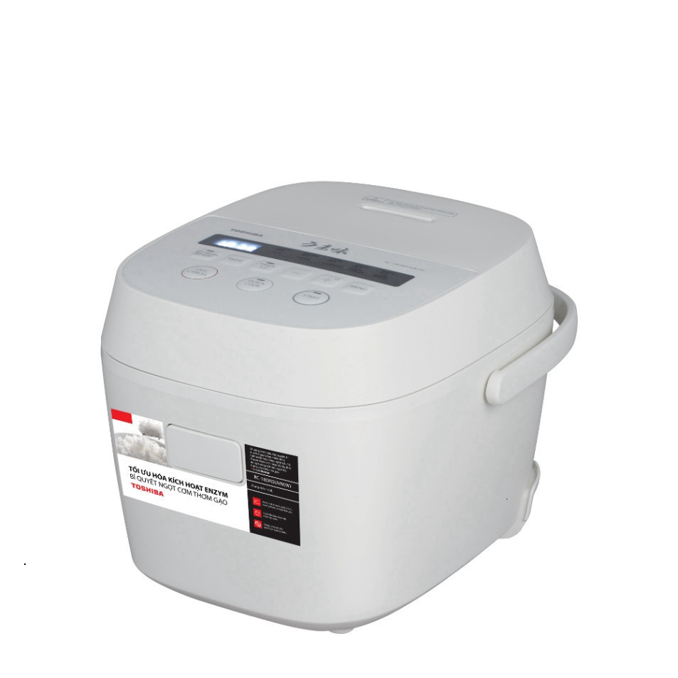 Nồi cơm điện tử Toshiba 1.8 lít RC-18DR5UVN(W)/ RC-18DR5UVN(H) - Bảo hành chính hãng 12 tháng