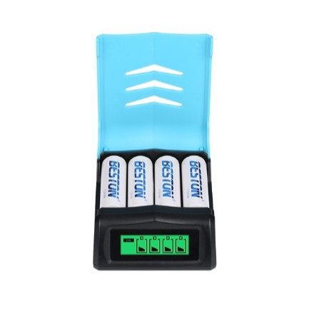 Bộ sạc C9001 pin AA AAA - Tốc độ cao màn hình LCD - BESTON