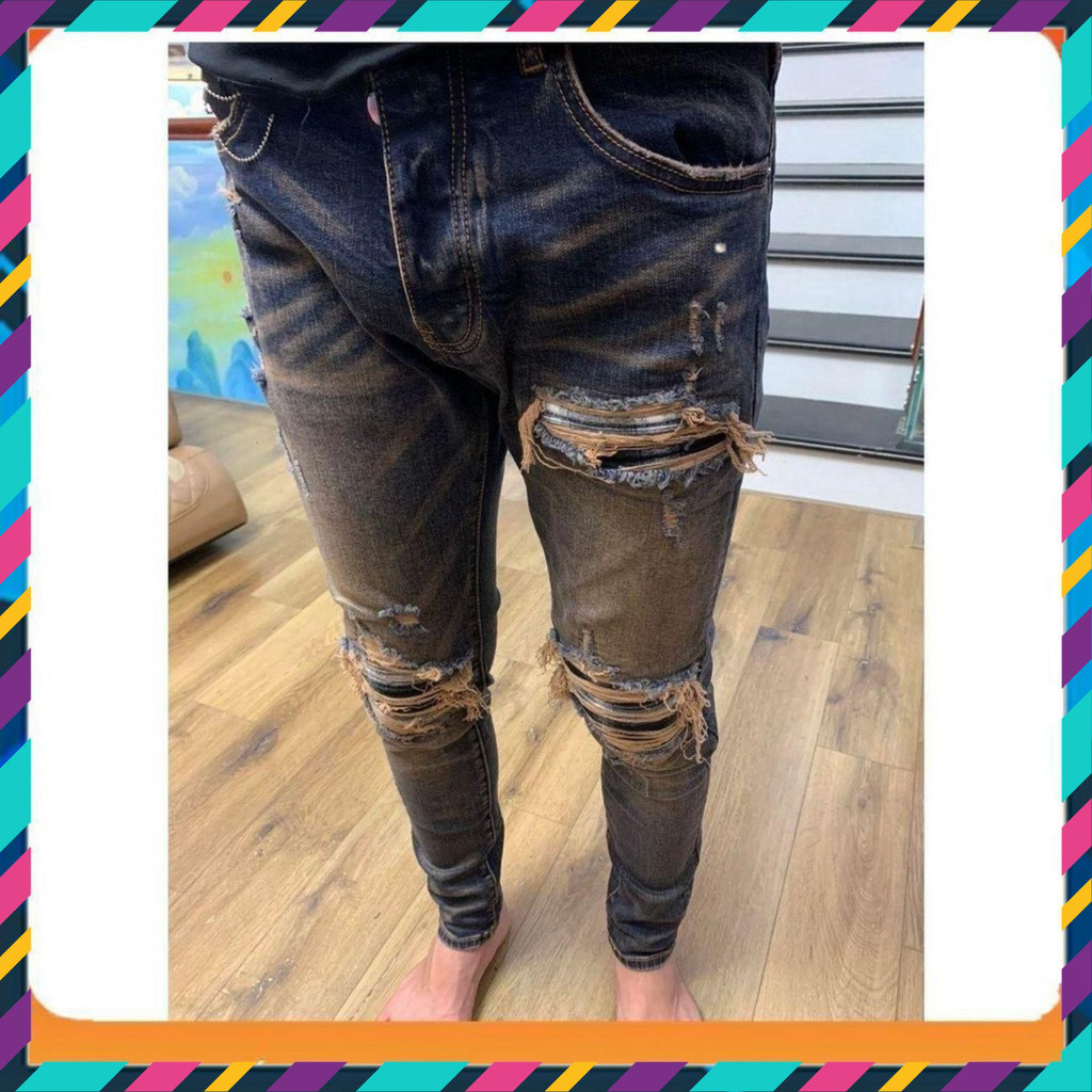 { ÔNG CHÚ AMIRI } Quần Nam Jean Bản Mới Có Hộp Menswear Jeans