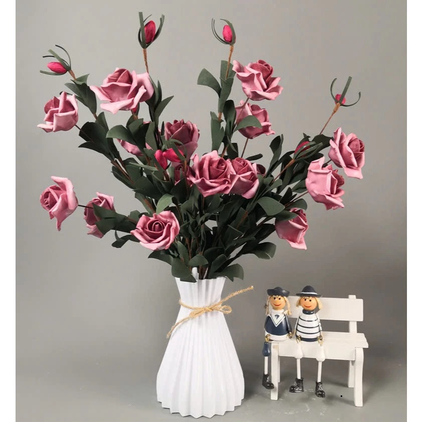 Bình Cắm Hoa Nhựa Decor Giả Gốm Cao Cấp | Chị An Home