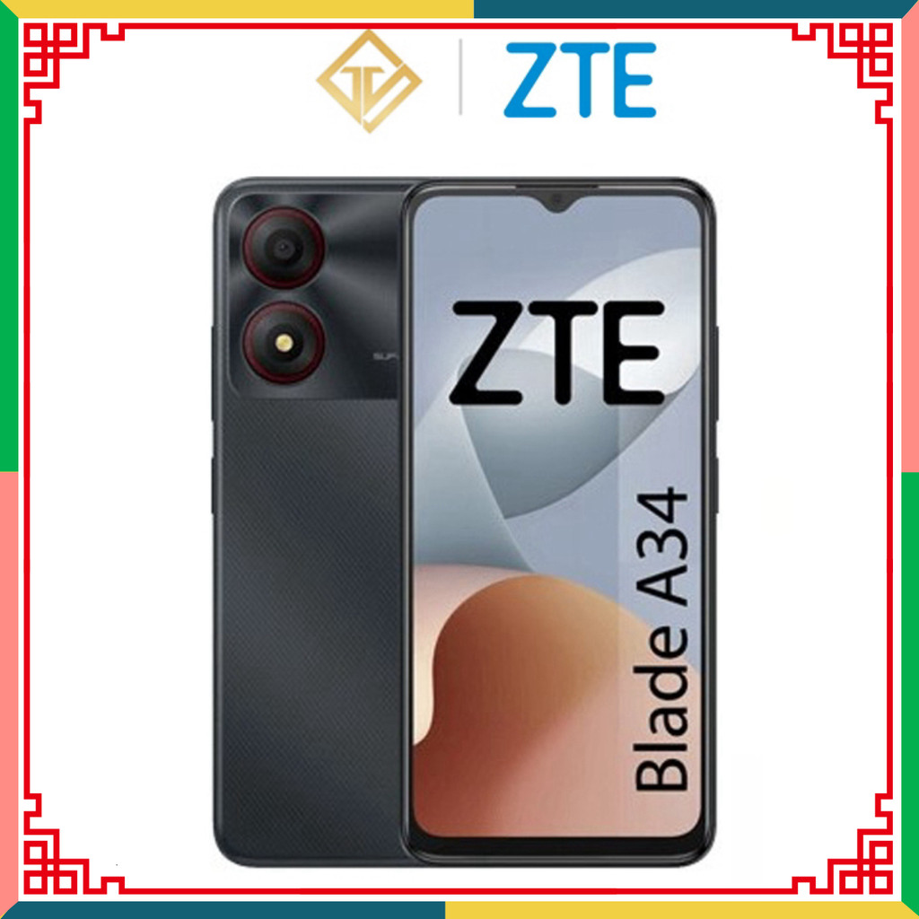 Điện thoại ZTE Blade A34 4GB/64GB ,Pin 5000mAh - Hàng chính hãng