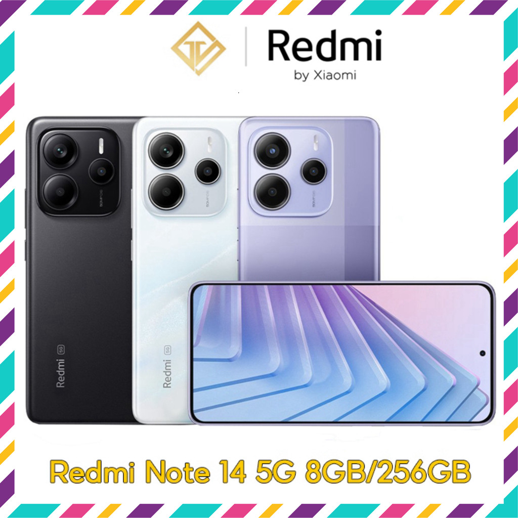 Điện thoại Xiaomi Redmi Note 14 5G 8GB/256GB ,CPU Mediatek Dimensity 7025 Ultra , Màn hình amoled 6.