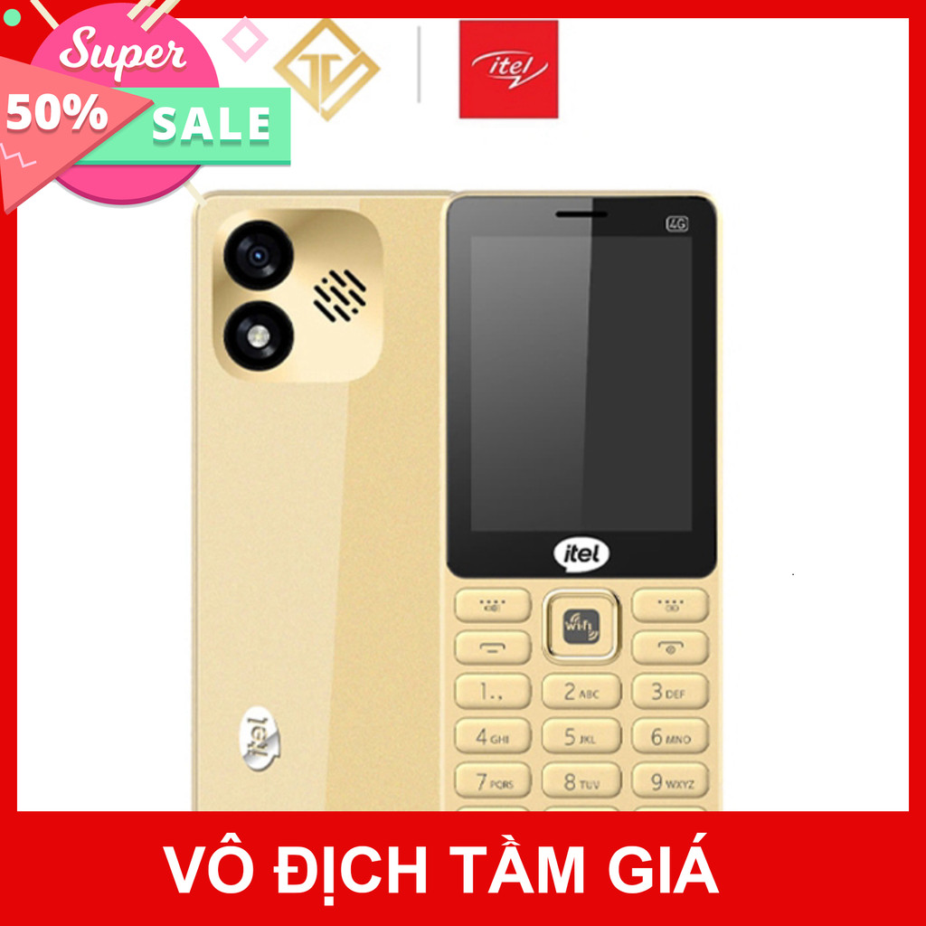 Điện thoại Itel it9310 4G, Màn hình 3",Phát, kết nối ( WIFI - Facebook - Youtube) - Hàng chính hãng