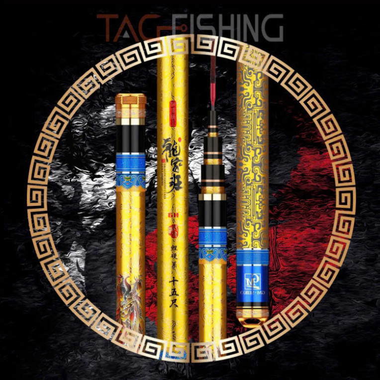 Cần Câu Tay Gama Seiko Độ Cứng 5H dài 3m9 hàng f1 Chuyên Câu Đơn Câu đài Chất Liệu Carbon Tặng Kèm N