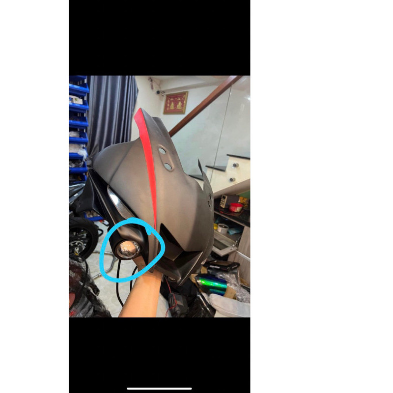 hỏa tốc bóng đèn led  pha lắp cho đầu r1 r6 r7 r1m độ cho r15v3