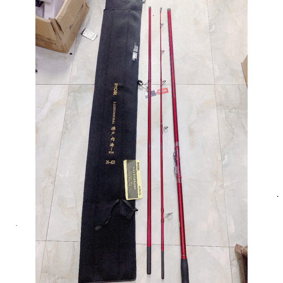 Cần câu lục 3 khúc dài 4m25 RYOBi pass thấp hàng loại 1 cần tải cá 1 đến 20kg thoải mãi y hình kiddz