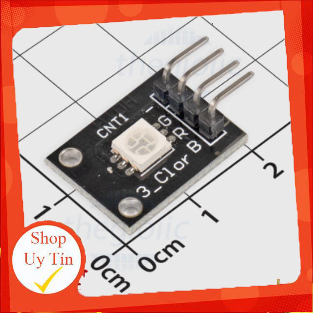 [3 Cái]- KY-009 Mạch LED RGB SMD 5VDC Cathode Chung Giang Tech Hub