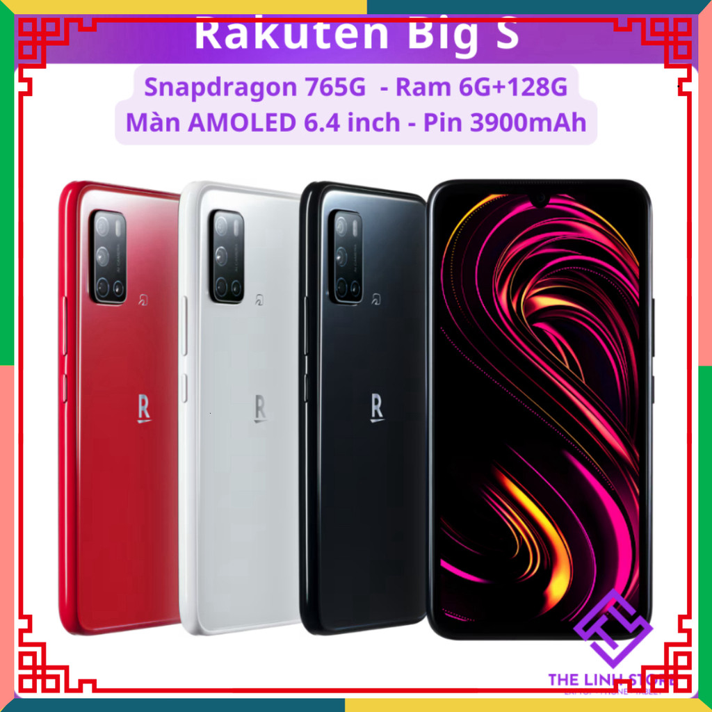 Điện thoại Rakuten Big S màn AMOLED 6.4 inch - Snapdragon 765G ram 6G 128G